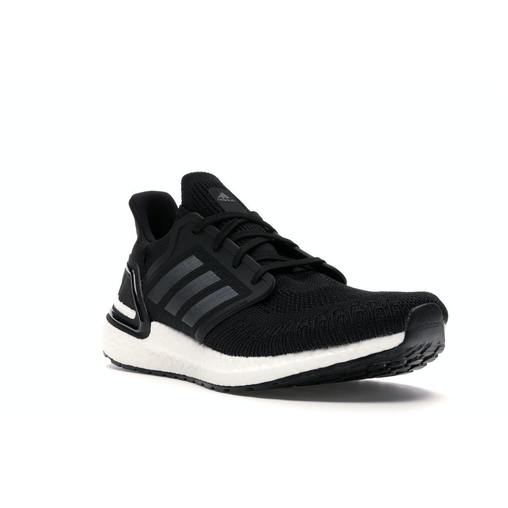 Adidas UltraBoost 20 Core Black Unisex Sneakers Night-Metallic White EF1043