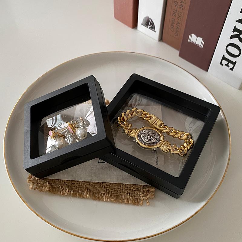 Film Suspension Box Sealed Anti-Oxidation Jewelry Ring Beaded Necklace Jewelry Box Earrings Earrings Display Storage Box