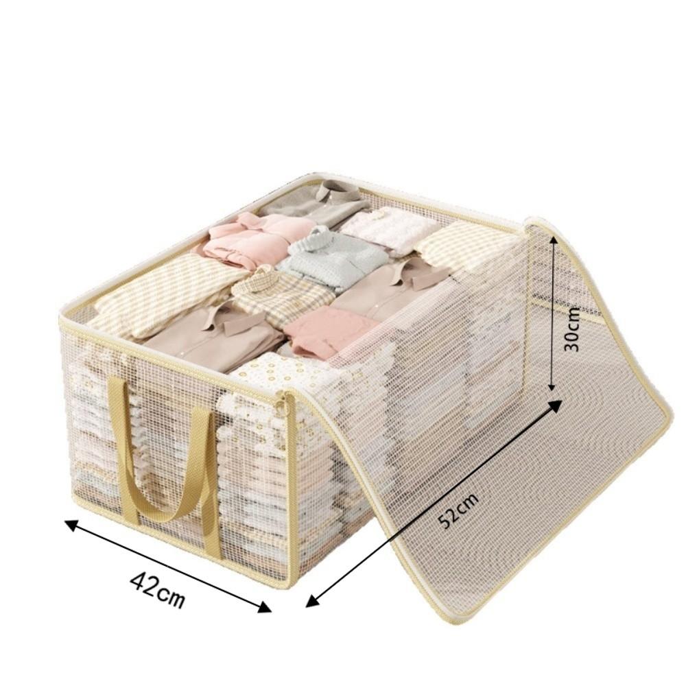 Transparent Clothes Storage Bag Foldable Design Organizer Storage Bag  For Home Use