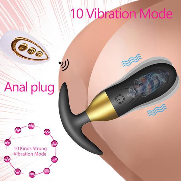 Anal Vibrator for Women Men Butt Plug Prostate Massager Wireless Remote Control Anal Plug Intimate Goods Sex Toys