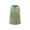 Solid Color Logo Running Vest Women Sports Vest Green HK6559