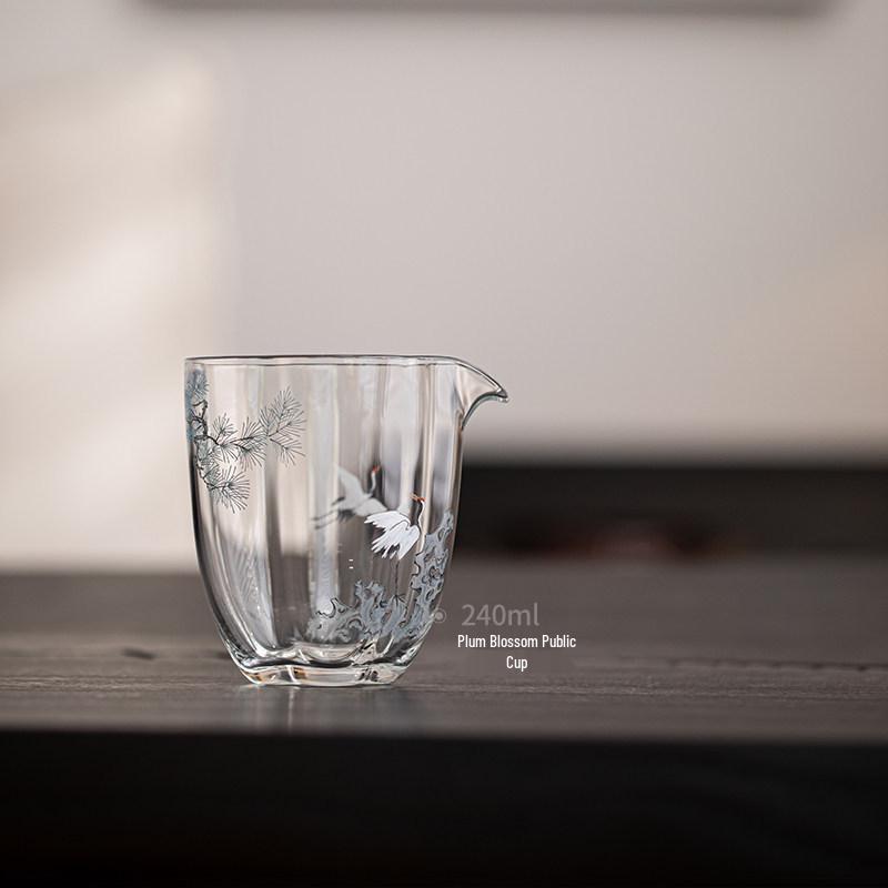 Ruihe Heat-Resistant Glass Gongdao Tea Brewing Cup