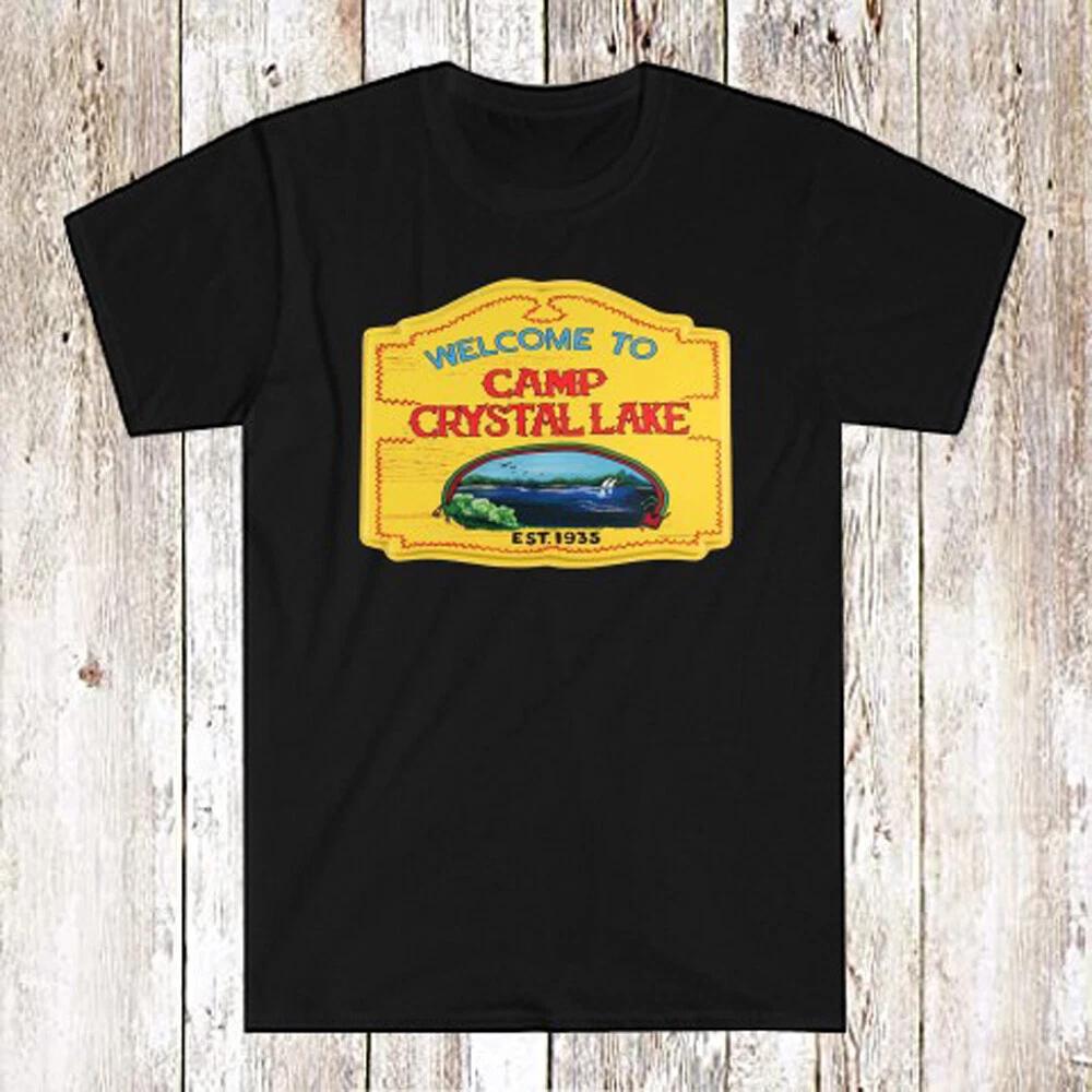 Jason Horror CAMP CRYSTAL LAKE Men s Black Size S-5XL S