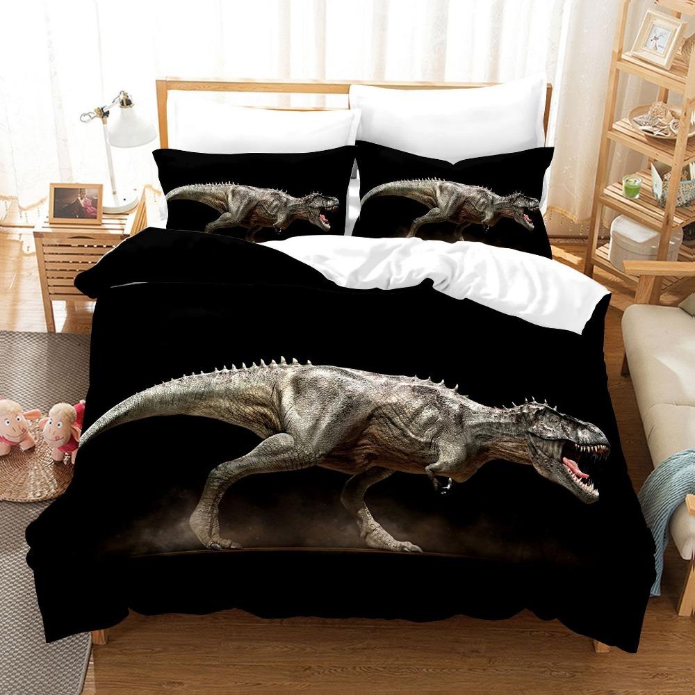 Dinosaur World Duvet Cover Pillowcase Beddingboygirl Bedroomdecoration Childrengift Single Double Largebed Sizezip Duvet Cover