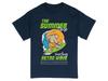 Retro Wave Summer Bear TShirt Unisex Beach Surfing Tee Vintage Style Graphic Print Shirt Comfortable and Soft Breathable Tee