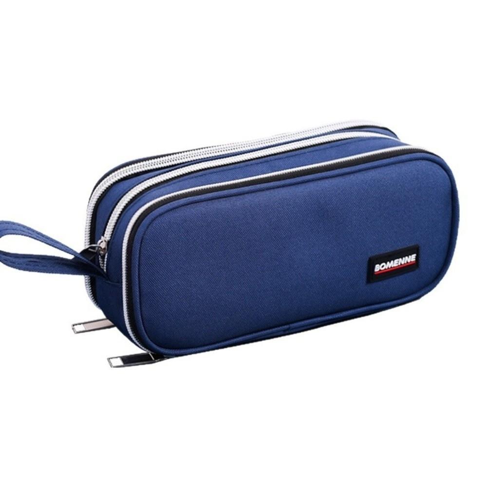 Three-Layer Stationery Box Multi-Functional Stationery Organizer Pencil Bag  Elementary School
