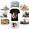 Fun Number 67 Food Print Casual Short Sleeve T-Shirt For Adults Kids Pure Cotton T-shirt
