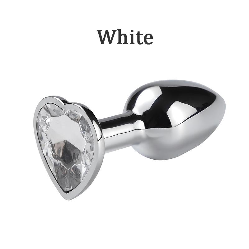 Juguetes sexuales con tapón Anal de acero inoxidable liso, tapón Anal, joyería de cristal, entrenador para mujeres, hombre, consolador Anal Runyu, Sex Shop para adultos