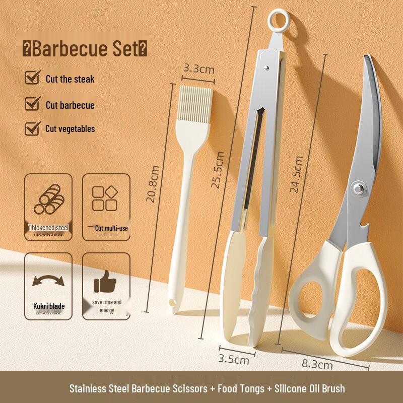 Jinlongxing 3-Piece BBQ Tool Set