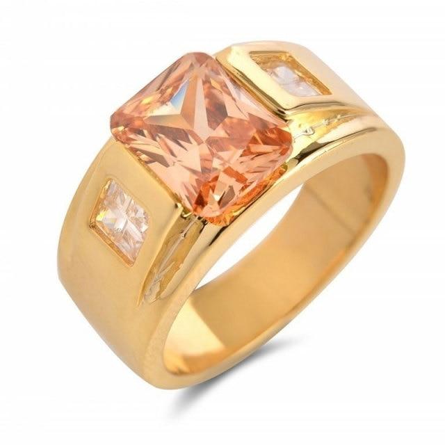 Fdlk Fashion Men 'S Accessories Zircon Carbide Men 'S Ring Engagement Wedding Ring Four Colors Available