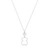 New Silhouette Bear Motif Silver Necklace/612494510