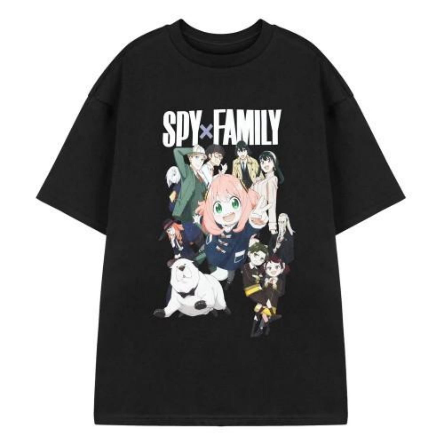 Spy X Family Unisex Adult Peace Short-Sleeved T-Shirt S чёрный