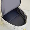 Dot Print Women's Backpack Student Schoolbag Large Capacity Backpack