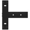 Vidaxl Nogi Do Stołu Konsolowego, 2 Pcs., Czarne, 38X25X(72-73) Cm