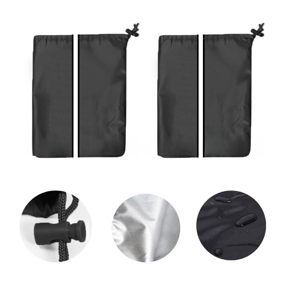 Car Side Mirror Snow Cover Waterproof Oxford Frost