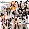 Cute Halloween Devil Pumpkin & Spider Ghost Hat for Cosplay Costume
