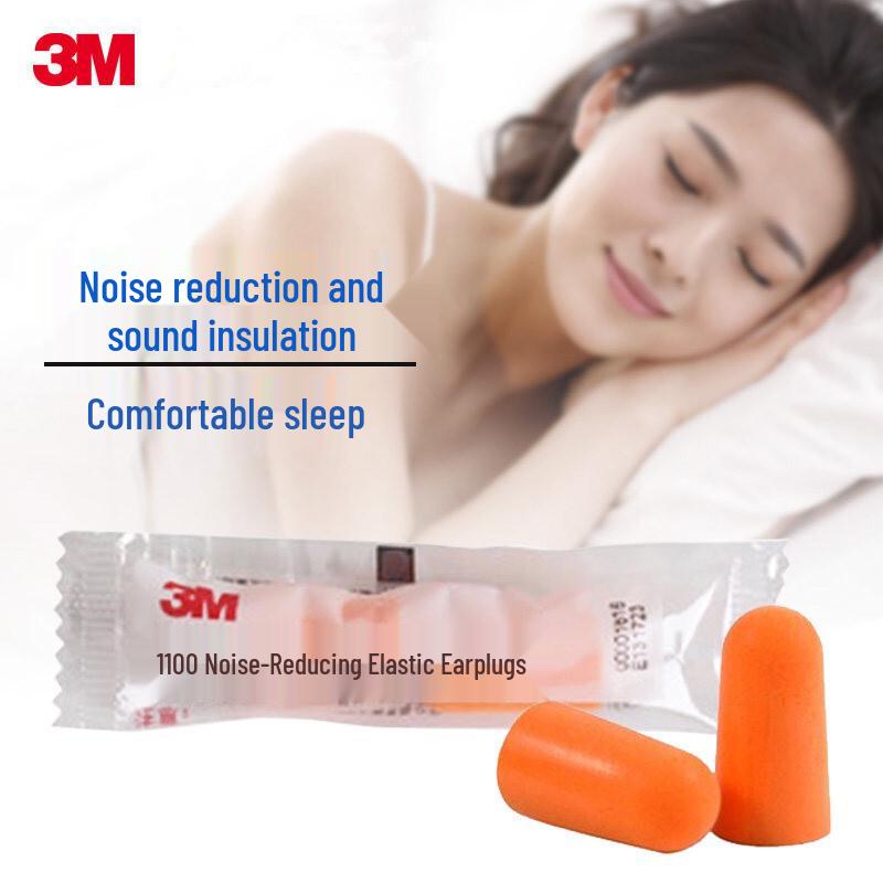 

3M1100 Soundproof Earplugs: Noise Reduction for Studying, Sleep, and Anti-Snoring. Standard