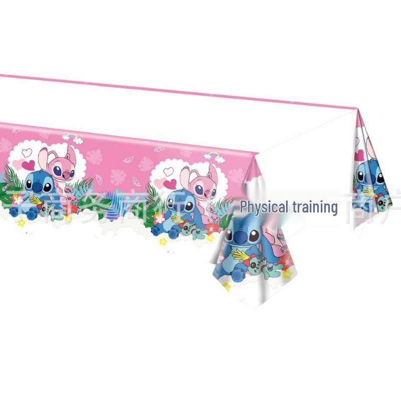 Set farfurii de hârtie pentru petrecerea de ziua de naștere a copiilor cu tema Lilo & Stitch Angel