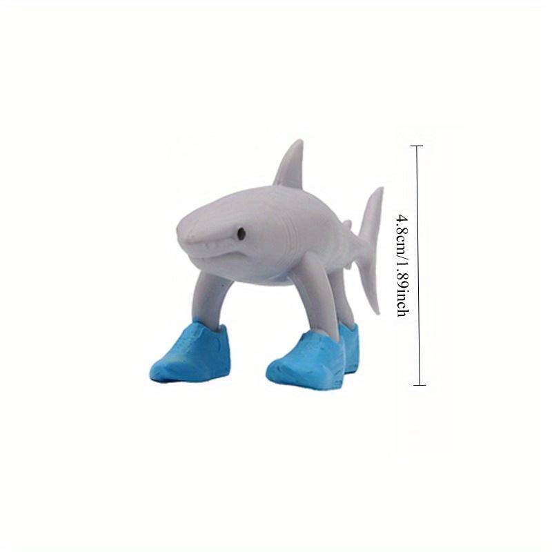 8pcs 1 Set Italian Brainrot Plastic Toy Action ction Figure,Tung Tung Tung Sahur Tralalero Tralala Decorative, Desktop Ornaments, Christmas Gifts