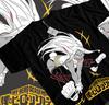 Anime My Hero Academia Rabbit Hero Mirko Jumping Black Tshirt Size S4xl
