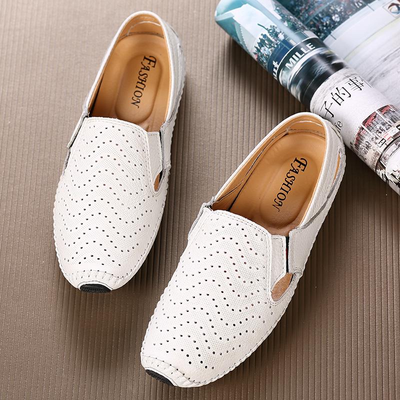 Fashion New Summer Genuine Leather Men Sandals