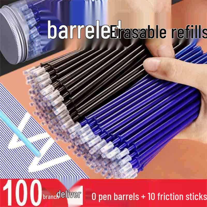 Suddbara gelpennpåfyllningar för studenter - Blå/Svart