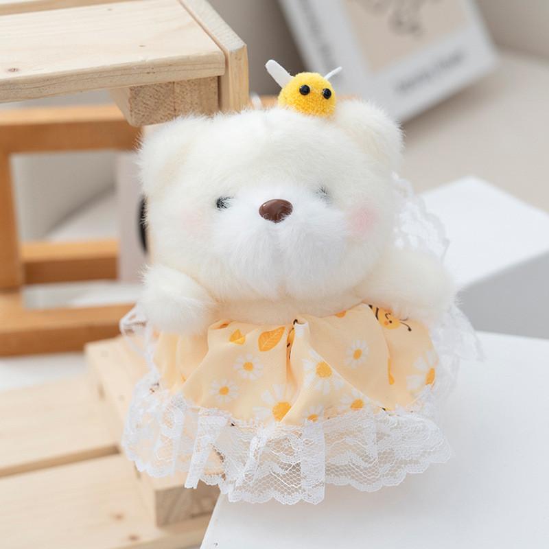 Plush Toy Bear Keychain Soft Stuffed Animal Backpack Accessory Collectors Gift