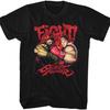 American Classics Men's Street Fighter Fight Slim Fit T-Shirt XXXXXX-Large Black