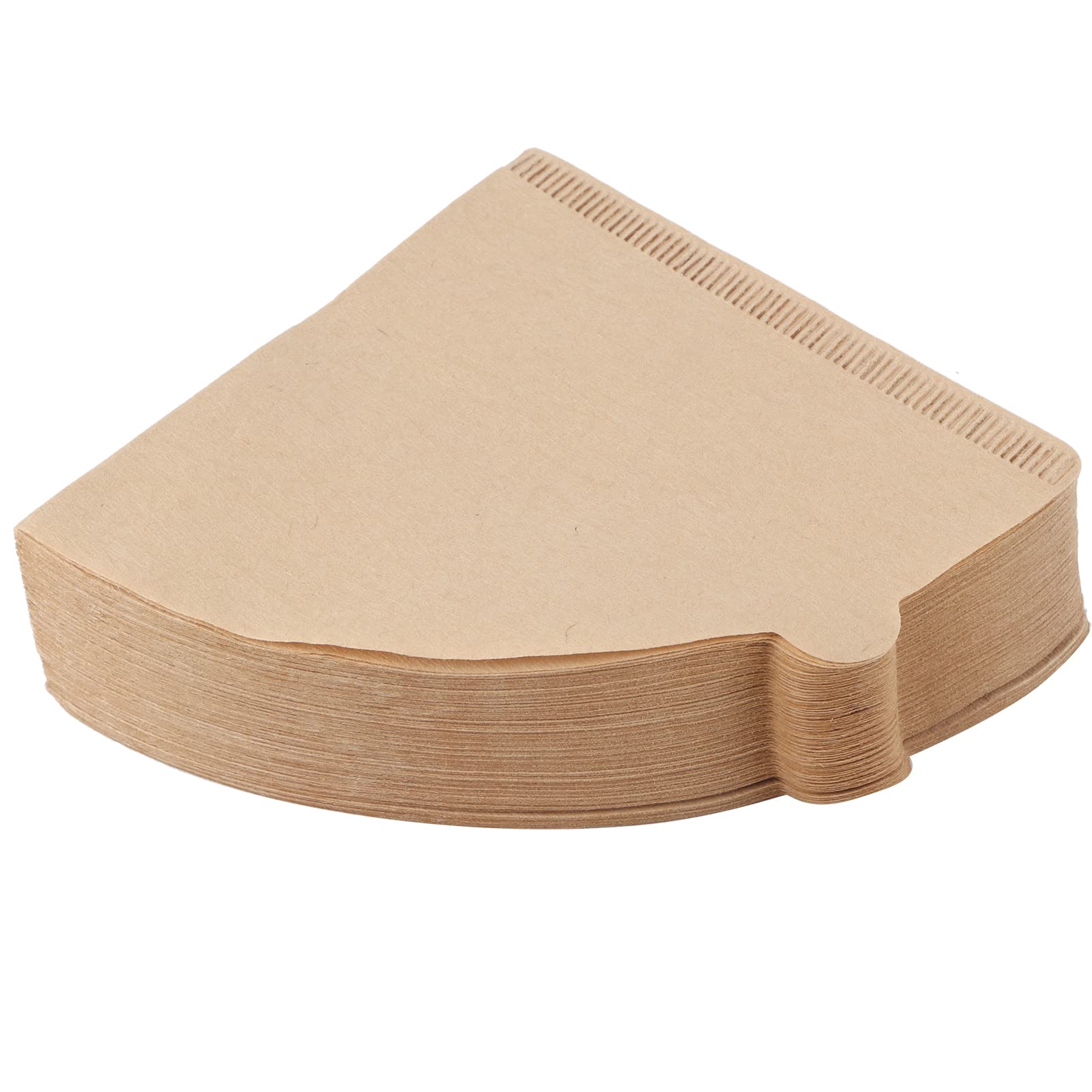 

V60 Paper Coffee Filters 100 Pieces Disposable Coffee Drip Paper Natural Wood Pulp Coffee Strainer Paper for Cups 2-4 [V]