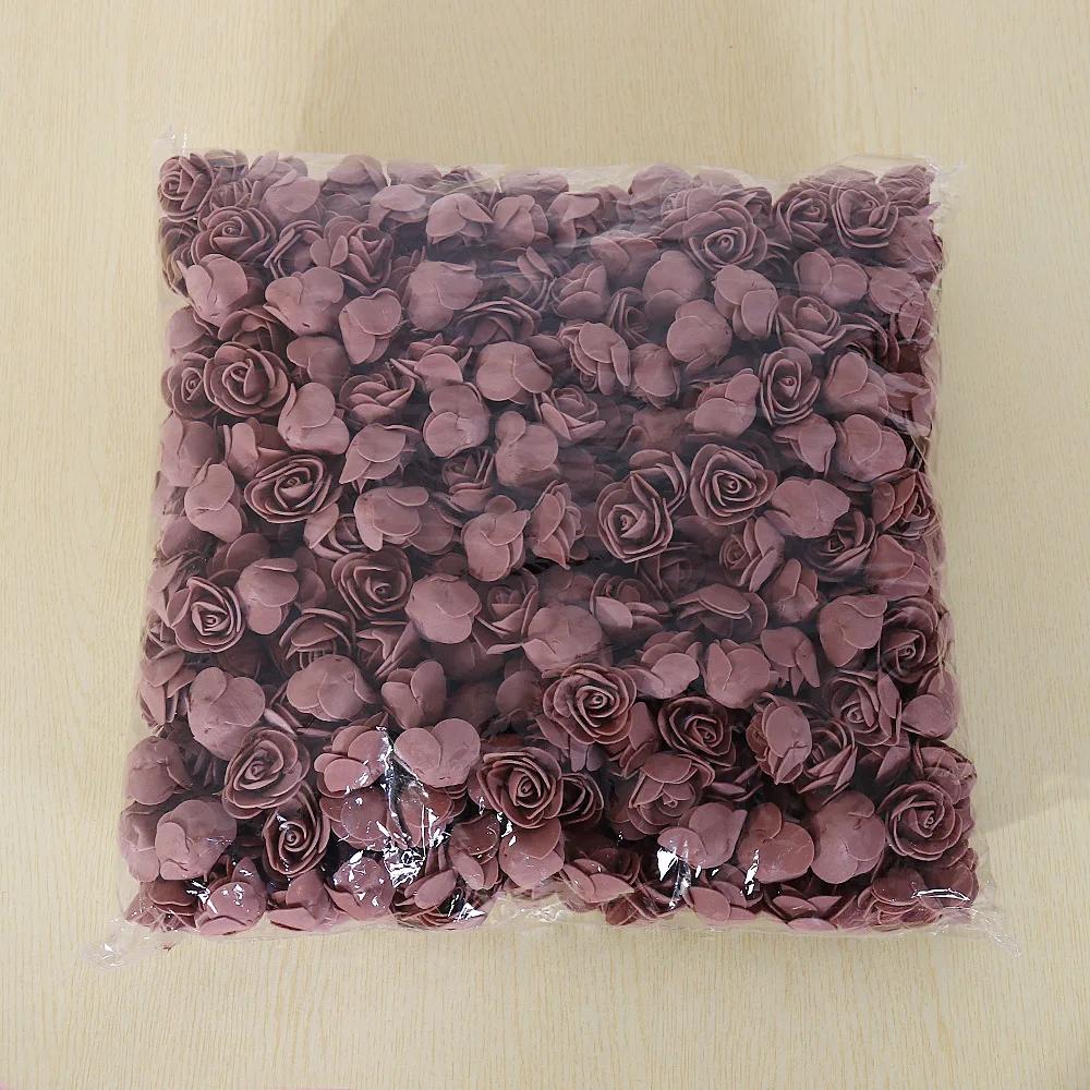 Artificial Foam PE Rose Heads Artificial Roses DIY Valentine's Day Rose Wedding Candy Box Decoration Material