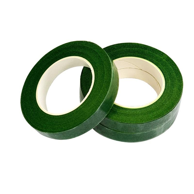 2/5 Rolls Floral Tape Flower Tape, Green Floral Tape for Fresh Flowers, Florist Tape for Bouquet Stem Wrapping and Floral Crafts