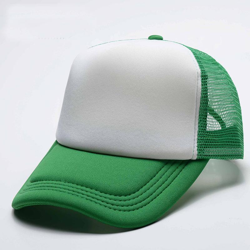 Truck cap Sponge mesh Solid color duckbill cap Sunscreen breathable sun hat