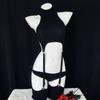 Virginity Killing Sweater Lolita Knit Sweater Sexy High Neck Fashion Funny Cosplay Clothes Costume Dumpling Girl Costume Event Tops Arm Cover High
