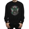 HARRY POTTER Mens Slytherin Crest Flat Sweatshirt