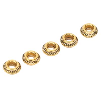50pcs Hair Dreadlocks Beads Zinc Alloy Hair Beard Decoration Rings Jewelry Accessories