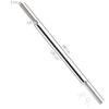 Steel Barbell 180 cm diameter 50 mm with 2 Clips Load 200 kg Weight Training Bar for diameter 5 cm Plates Fitness