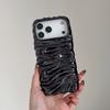 Overseas electroplating three-dimensional wrinkles are suitable for iPhone17Pro max Apple 16 mobile phone case 15/14 advanced sense