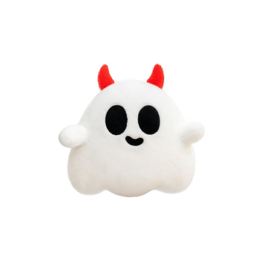 Cartoon Ghost Plush Toy Stuffed Doll Soft Gift for Kids Decorative Pillow for Home or Office Use