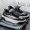 Sneakers Casual Mens Designer Soft Sole Board Shoes Fashion Leather Fabric Breathable Height Increased Flat Platform Board Shoe