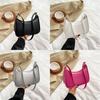 Chic Black Crescent Shoulder Bag For Women In Fashionable Spring And Fall Styles