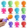 Toys 8PCS Textured Suction Cup Silicone Sensory Fidget for Adults ADHD Autism Anxiety Calm Down Stress Relief Gifts Kids