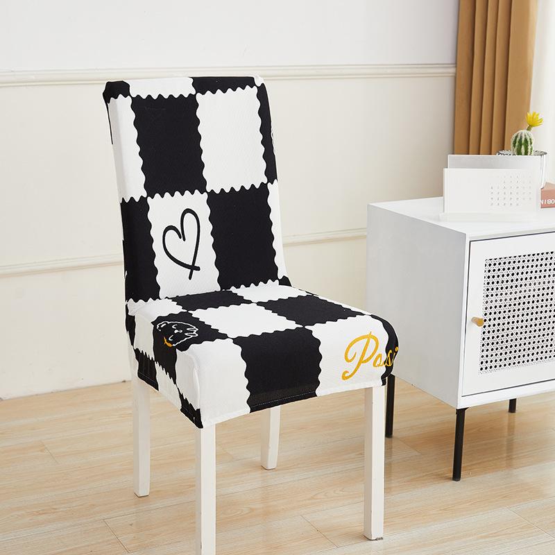 Summer Elastic Chair Cover Cool and Breathable Four-season Home Chair Cover One-piece Boho Light Luxury Dining Chair Cover