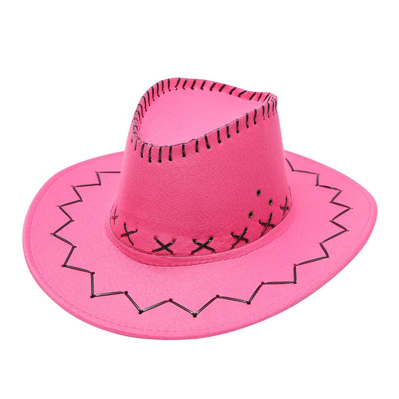 Western cowboy hat men's summer outdoor visor grassland Mongolian hat knight hat travel hat stage prop hat women