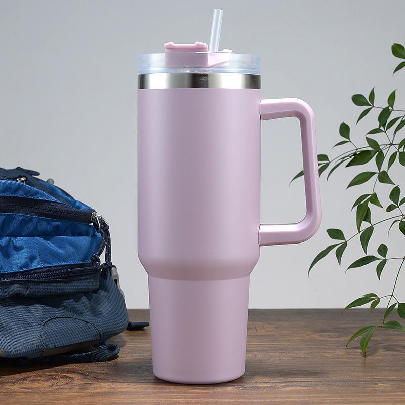 40oz Insulated Stainless Steel Car Cup with Handle
