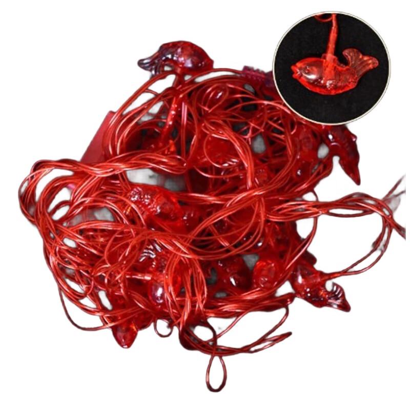 Haogongbang LED Crystal Red Lantern String Lights
