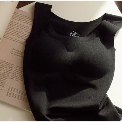 Women Seamless Chest Pads Women Vest Daily Wear Female Sports Tops