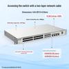 Ruijie 24-Port Gigabit Managed Layer 3 Switch (CN version)