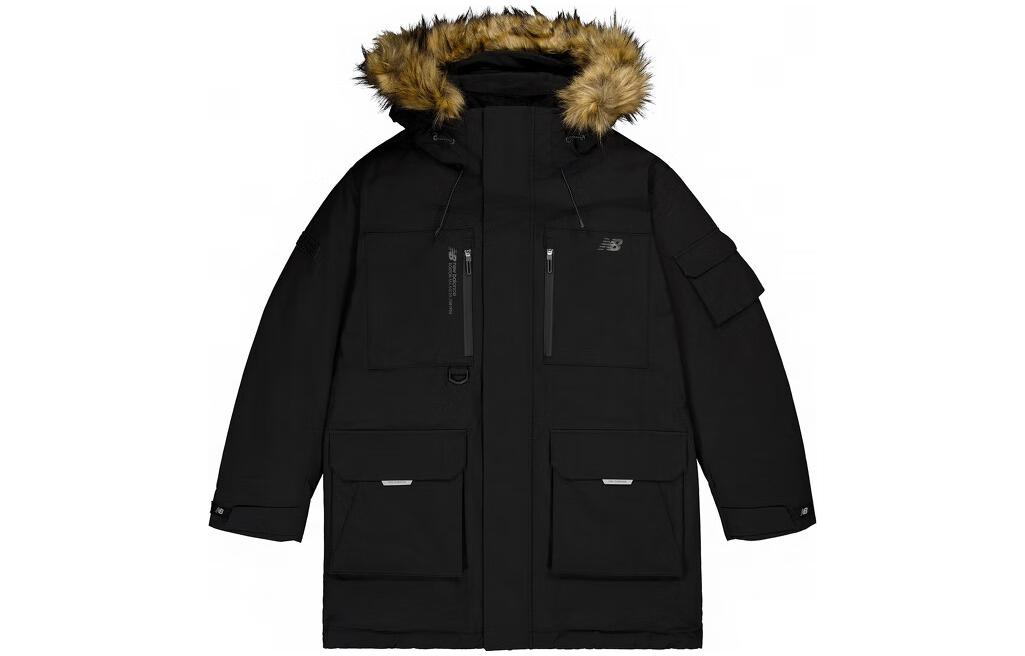 New Balance Men's Black Down Jacket Npd44011-Bk Cm