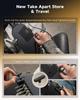 Donner Evo2 Travel Guitar Detachable Headphone Suitable for Apartment Buildings and Nighttime Black HUSH-I - Silent, Headless, Beginner-Friendly,