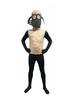 Shaun das Schaf Monster Cosplay Bodysuit für Kinder Halloween Party Kostüm Grüner Pelziger Einteiler Jumpsuit